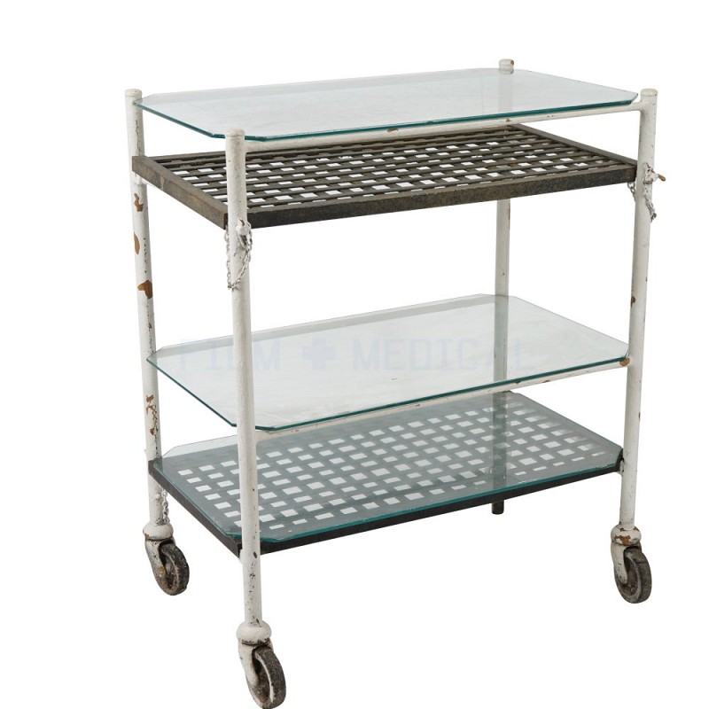 Period Rectangular 4 Tier trolley 