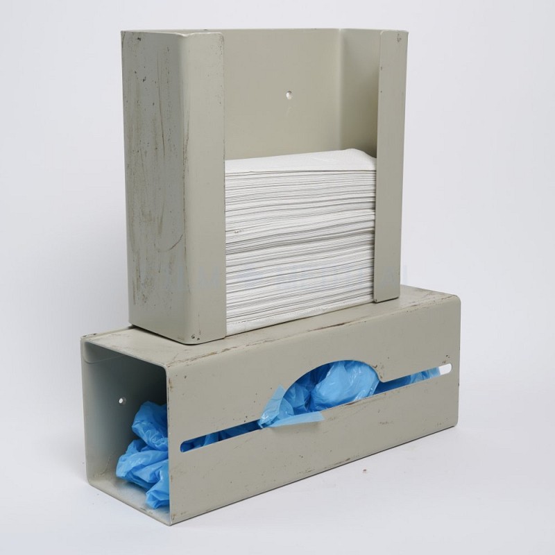 Combo Apron & Towel or Glove Dispenser