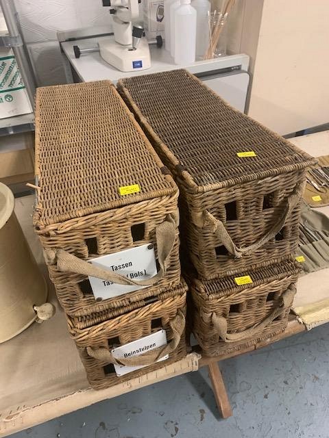 Wicker ammo basket