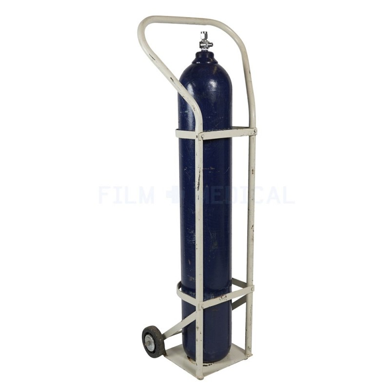 Large Oxygen Tank With Trolley