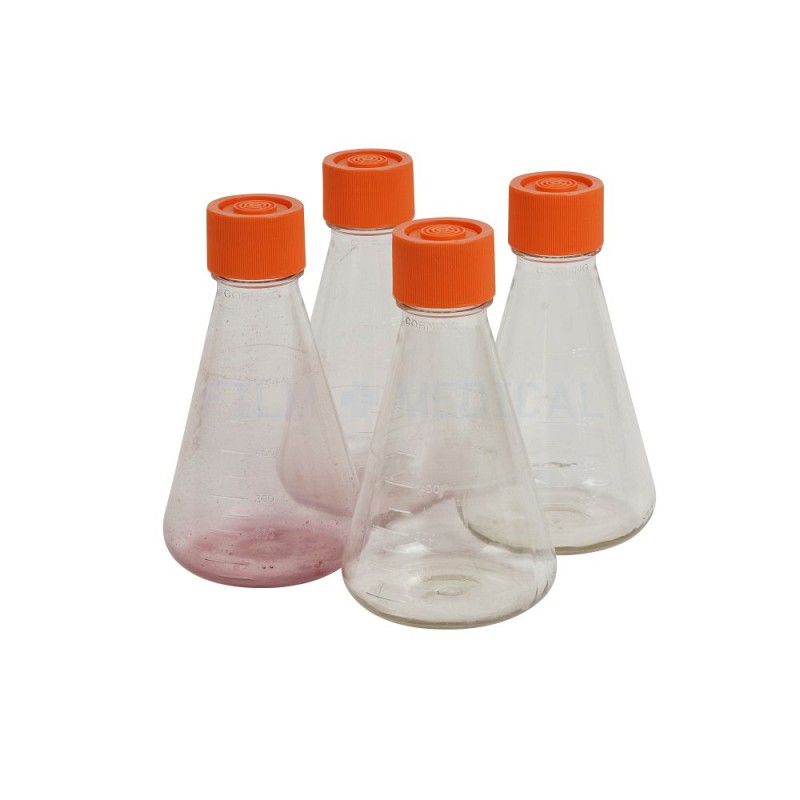 Lab Corning Bottles Orange Top Priced Individually 100ml to 250ml