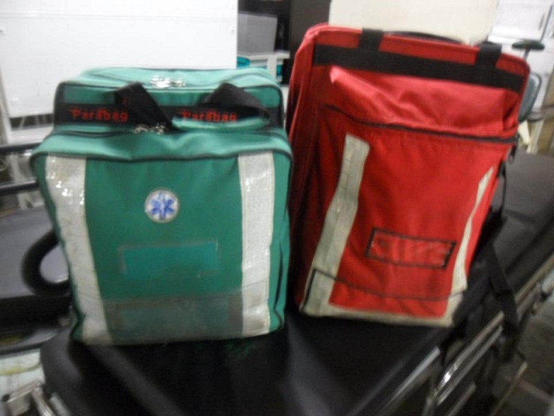 Paramedics Bag orange and green