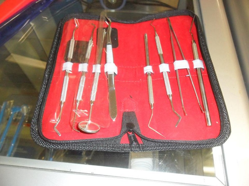 Black case dental equipment