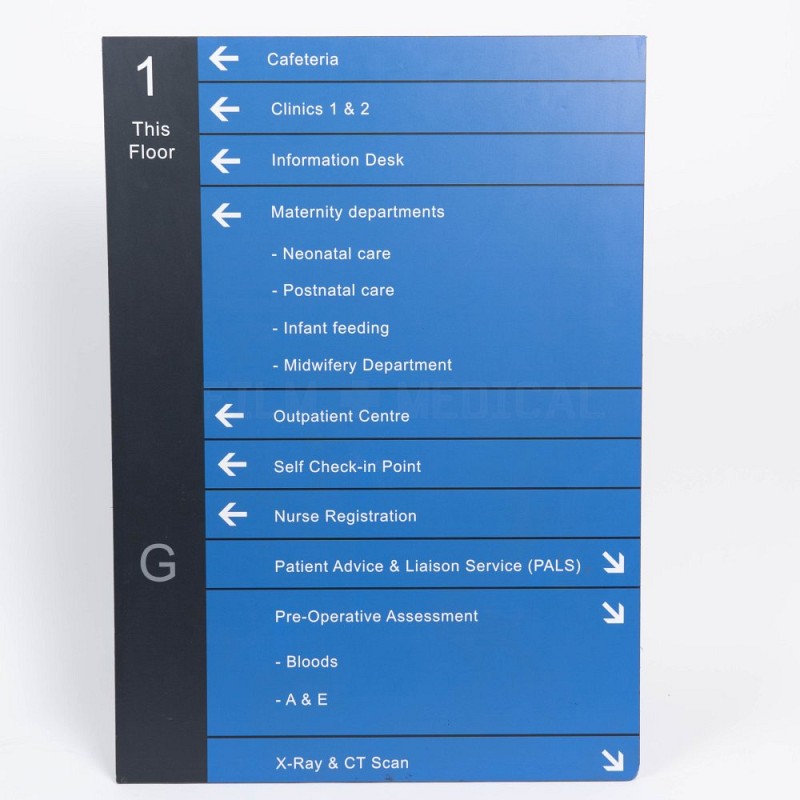 Hospital Sign Cafeteria Large