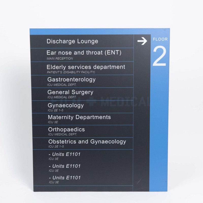 Hospital Sign Discharge Lounge Large