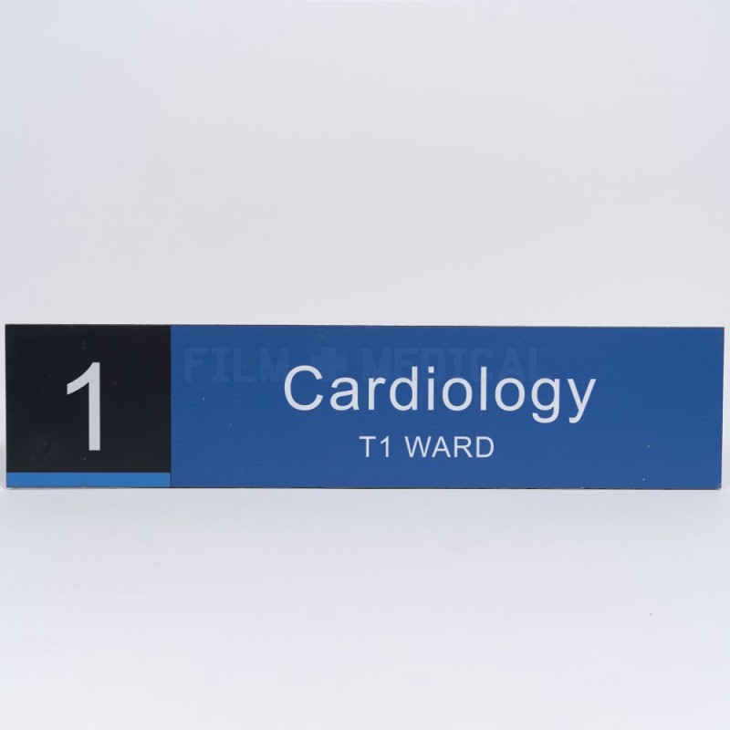Hospital Sign Cardiology T1 Ward
