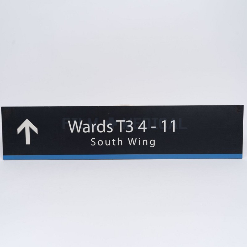 Hospital Signs Ward T3 4-11 South Wing