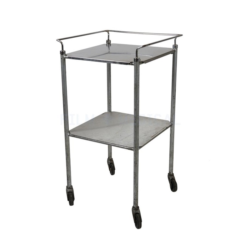 Square Metal Trolley With Rail