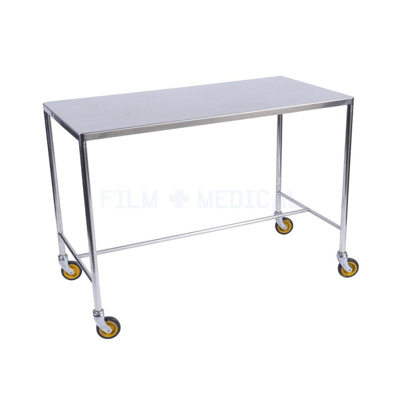Large Steel Trolley Table 