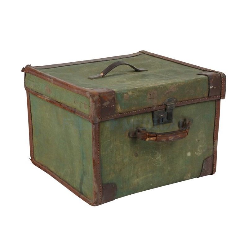 Storage Crate Leather Trim