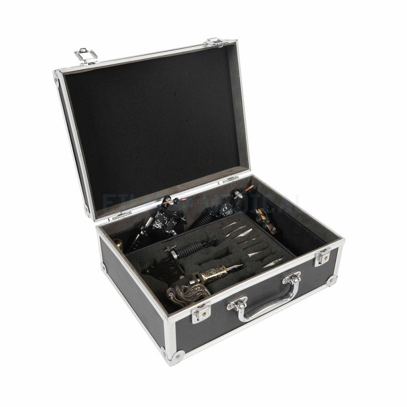 Tattoo Gun Set In Metal Case 