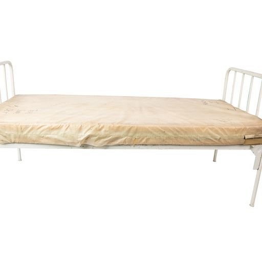 Period Bed White Frame European  Linen Priced Separately	