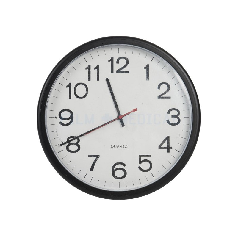 Black Round Clock