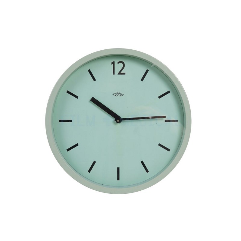 Green Modern Round Clock