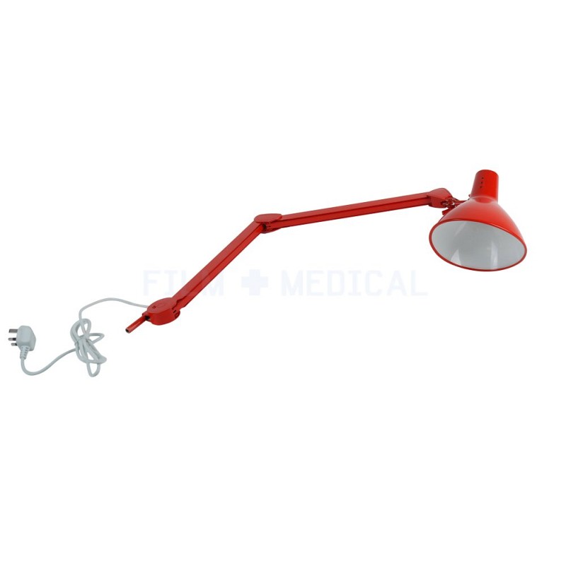 Wall Mounted Angle poise Lamp Red