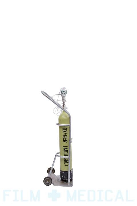 Green oxygen tank | FILM MEDICAL