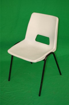 White Polyprop Waiting Room Chair