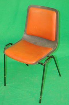 Waiting Room Chair in Orange