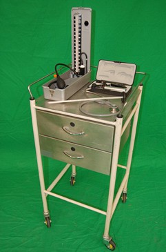 Cream and Stainless Steel Trolley