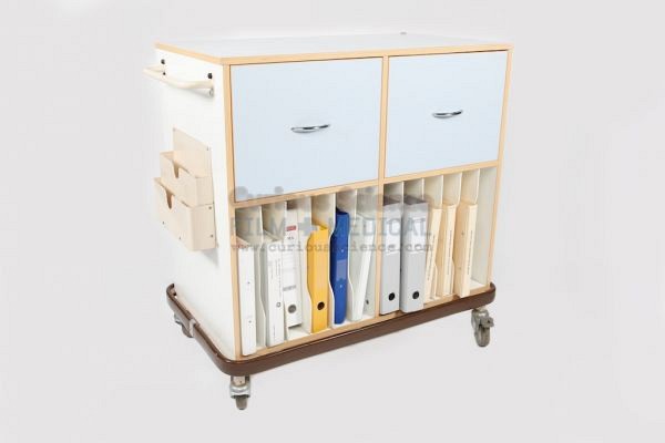 Nurse`s record trolley