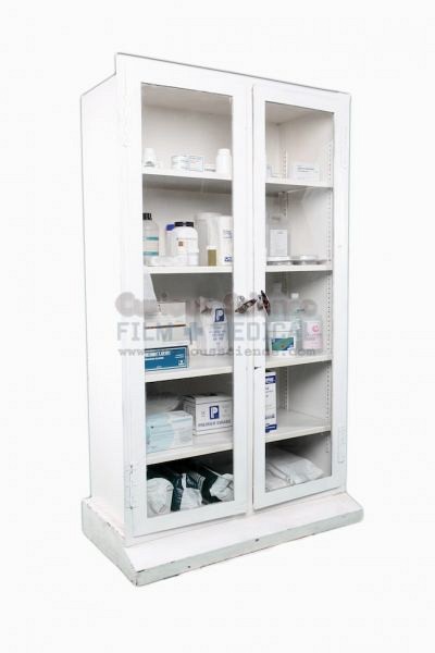 Period Double Fronted Hospital Cabinet