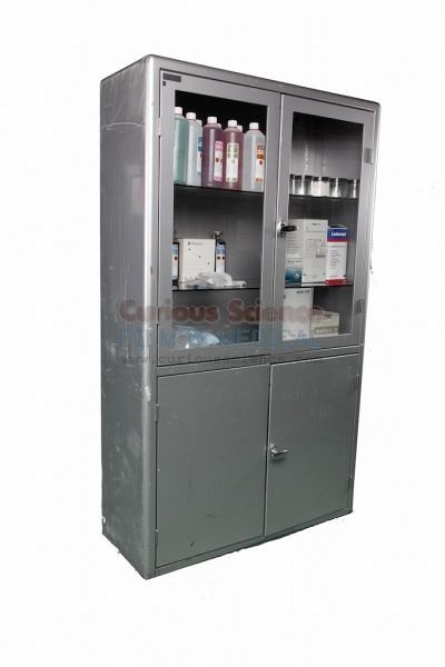 Double Fronted Hospital Cabinet with soft dressing