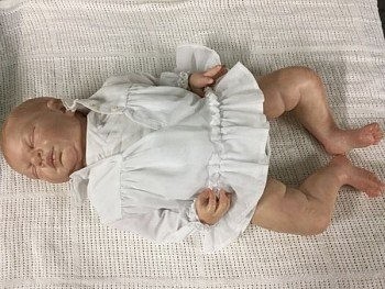 Realistic Hand Painted Baby Model