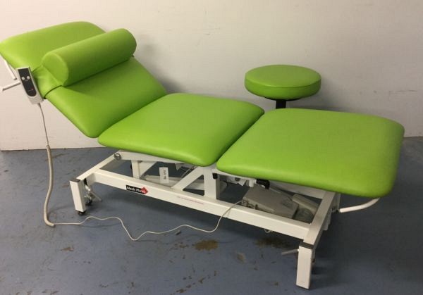 Physio examination couch and matching stool