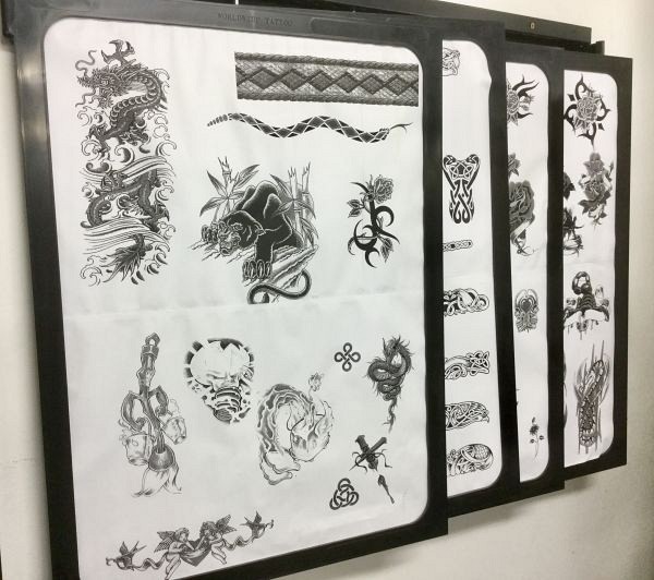 Tattoo wall chart